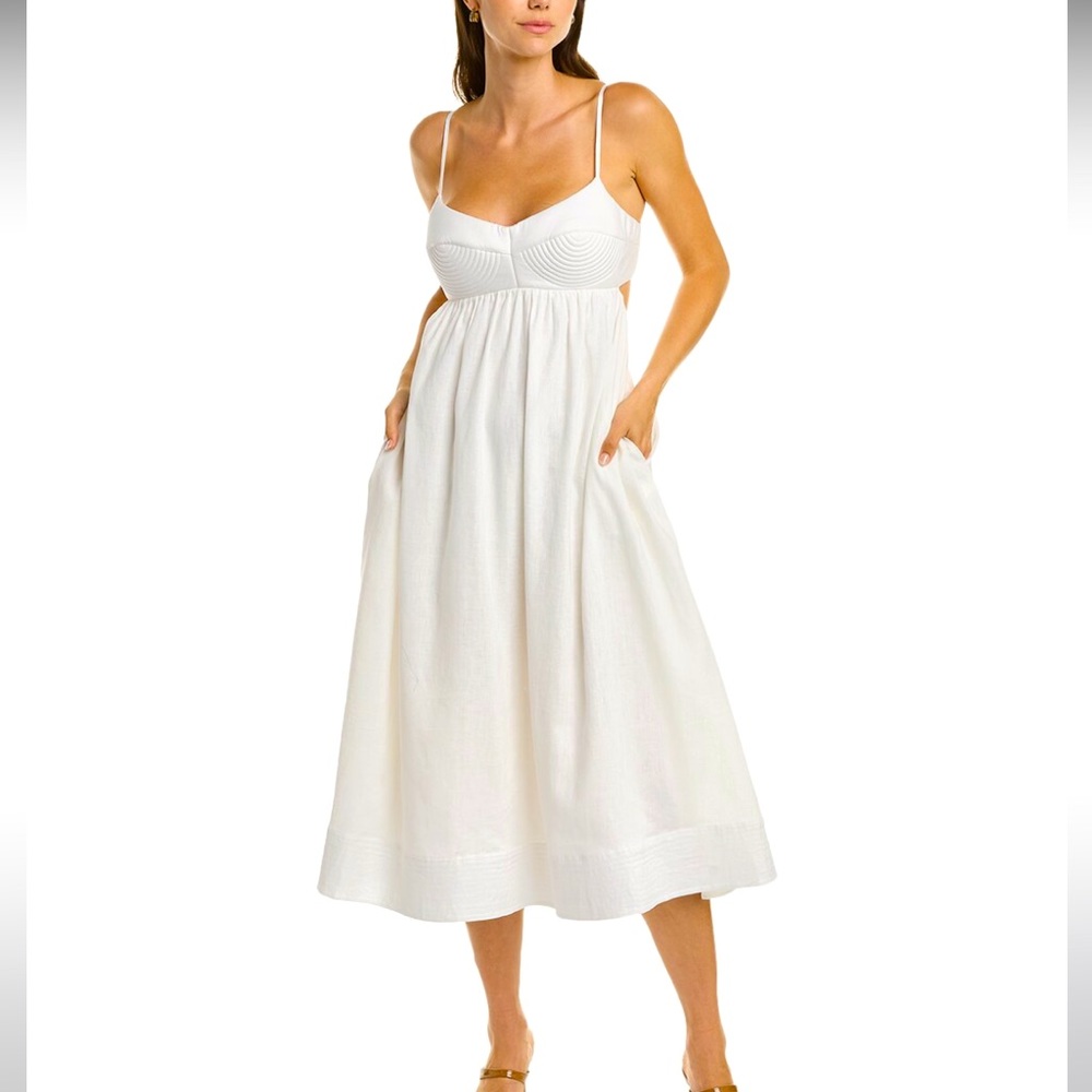 NWT Zimmerman Rose Bralette midi dress US 4